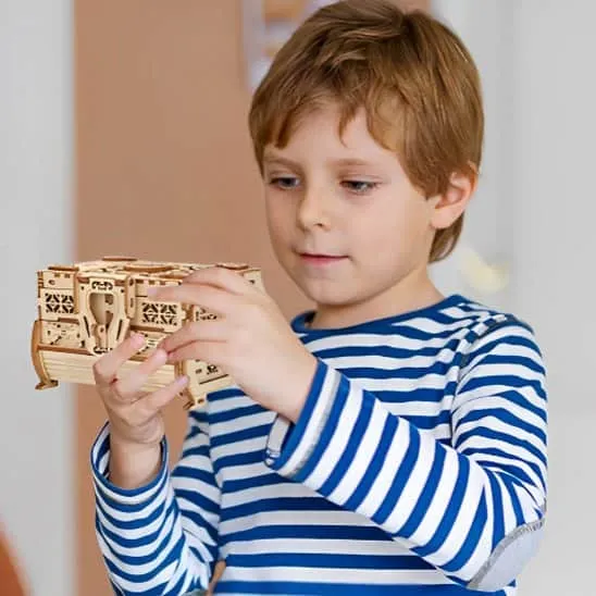 Puzzle 3D Bois – Boîte à Bijoux