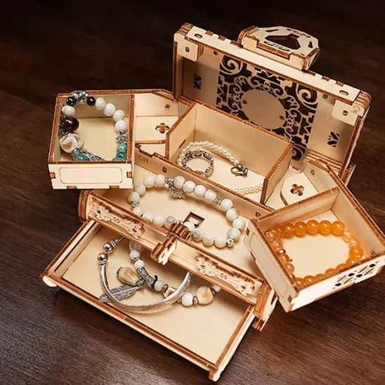 Puzzle 3D Bois – Boîte à Bijoux