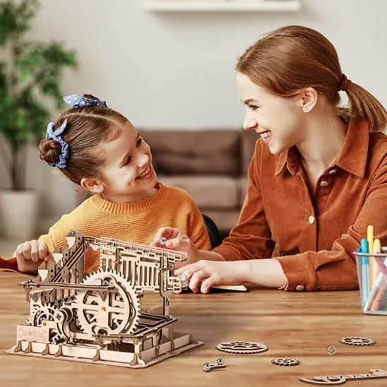 Puzzle 3D Bois – Circuit à Billes