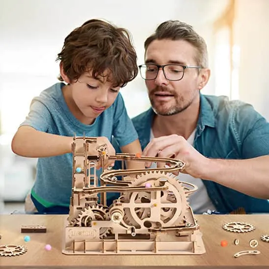 Puzzle 3D Bois – Circuit à Billes