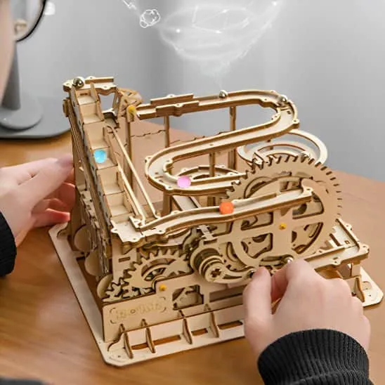 Puzzle 3D Bois – Circuit à Billes