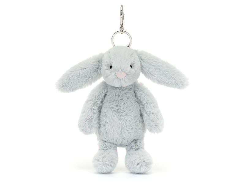 Porte-clé Lapin Bashful Silver Bag Charm - Jellycat