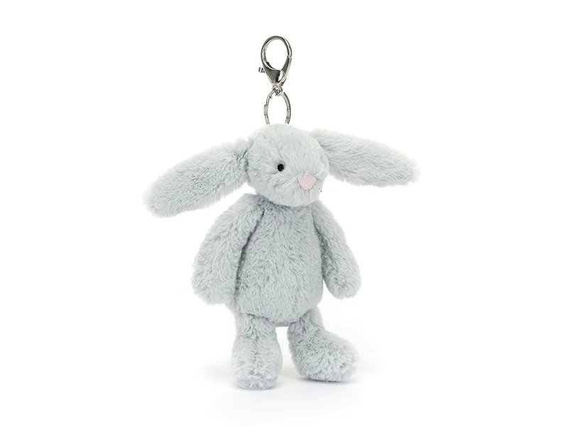 Porte-clé Lapin Bashful Silver Bag Charm - Jellycat