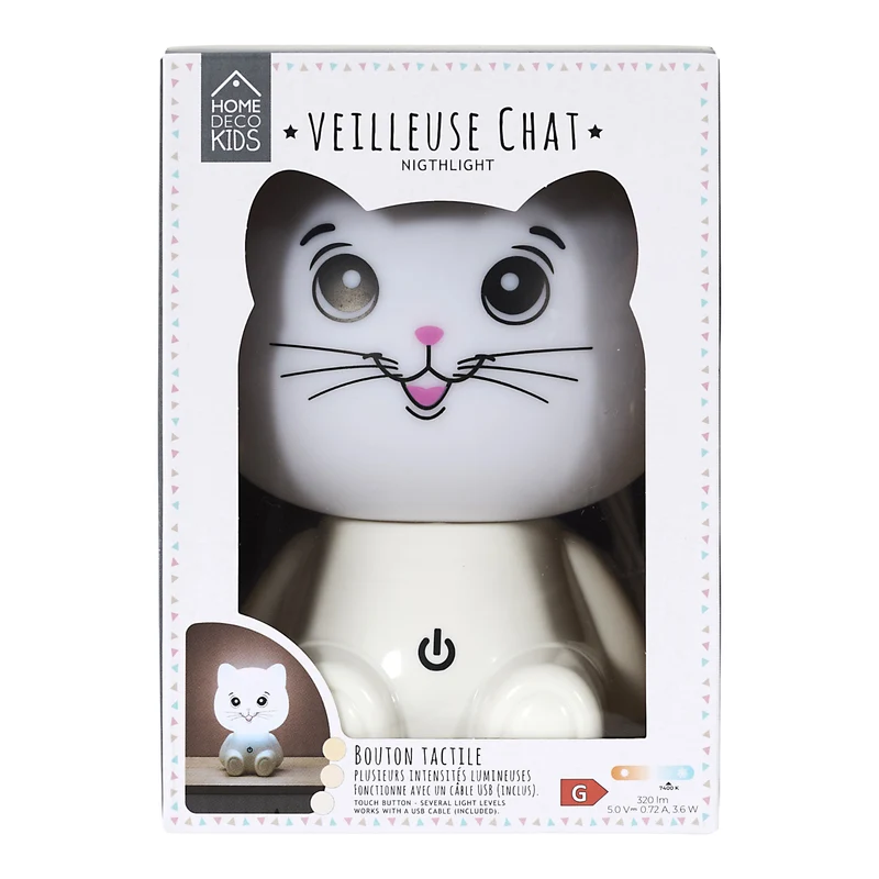 LAMPE VEILLEUSE CHAT