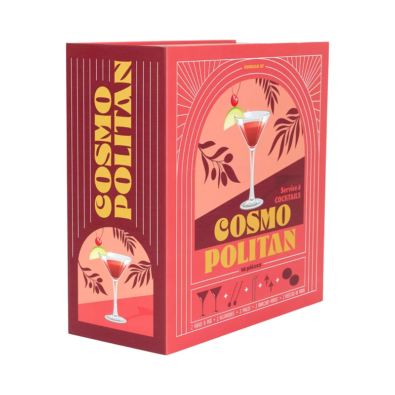 COFFRET COCKTAIL 10PCS COSMOPOLITAIN