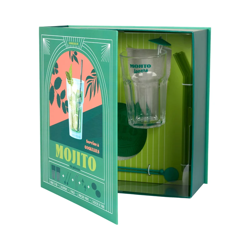 COFFRET COCKTAIL 10PCS MOJITO