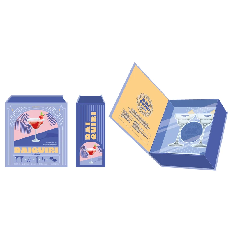 COFFRET COCKTAIL 10PCS DAIQUIRI