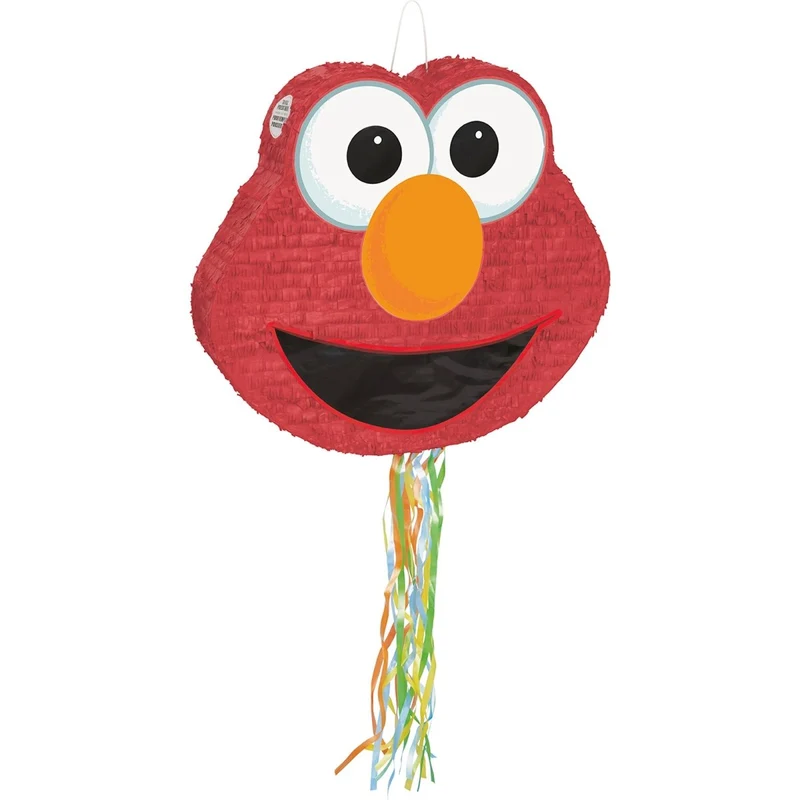 Sesame Street Birthday Party Drum Pull Piñata, 1 Count