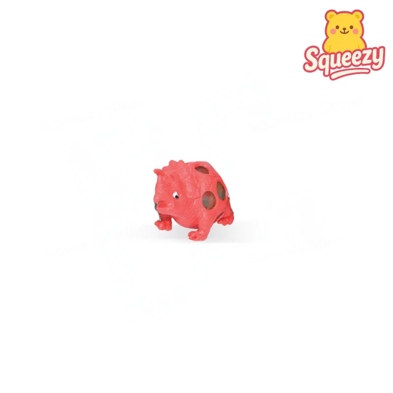 Squishy Dino with Beads Soft Stress Relief Toy