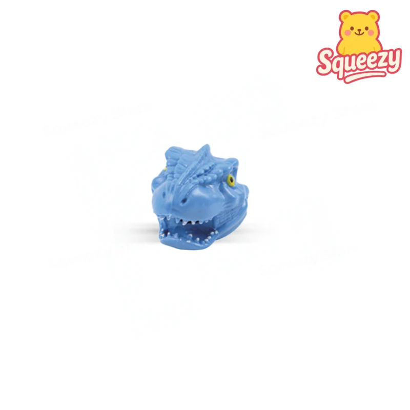 Squishy Dino Head with Beads Soft Stress Relief Toy