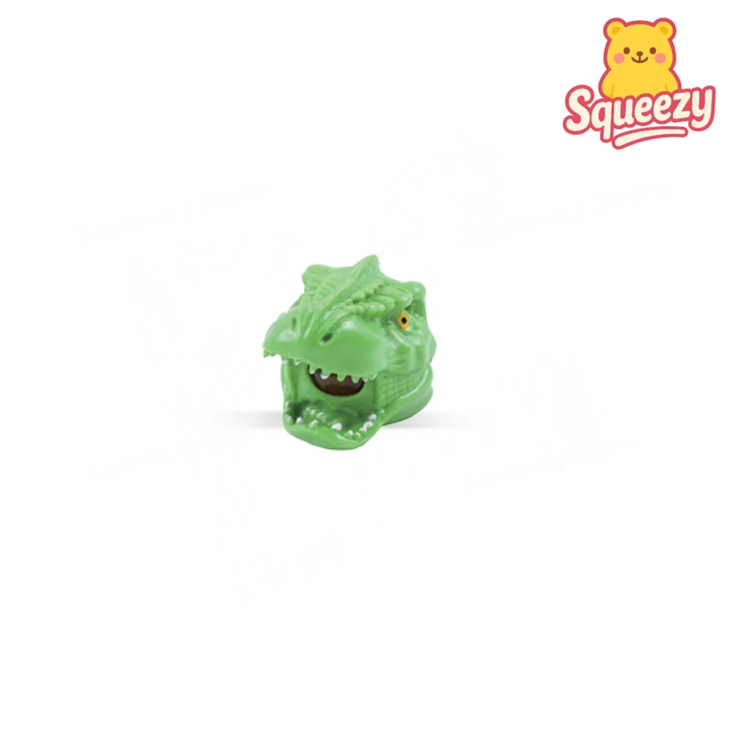 Squishy Dino Head with Beads Soft Stress Relief Toy