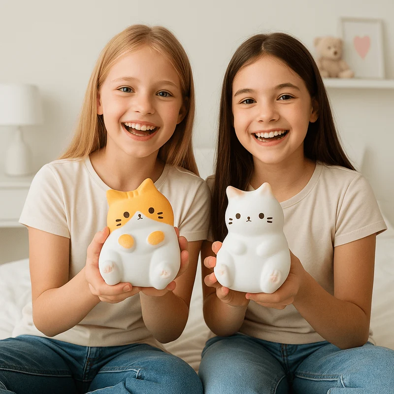 Squishy Chat Kawaii – Jouet Anti-Stress