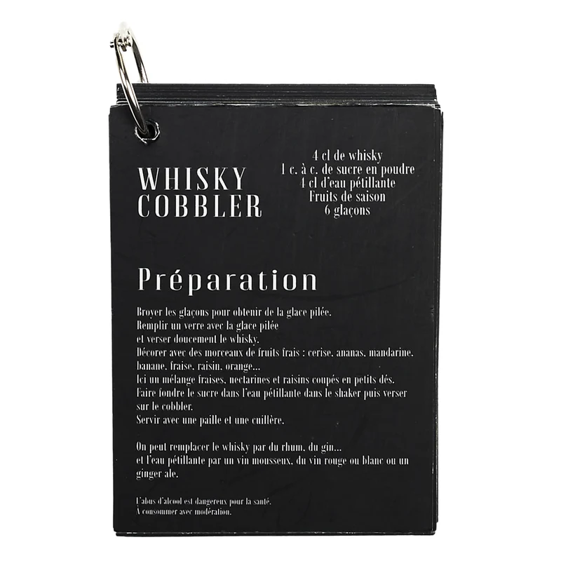 SET A COCKTAIL 5 ACCESSOIRES ET 50 RECETTES