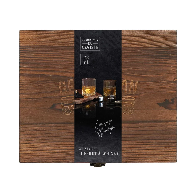 COFFRET WHISKY GENTLEMAN 10 PCS