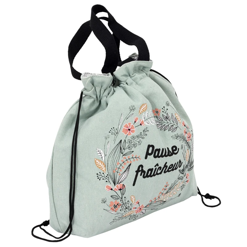LUNCH BAG SAC FRAICHEUR EN TISSU 8L
