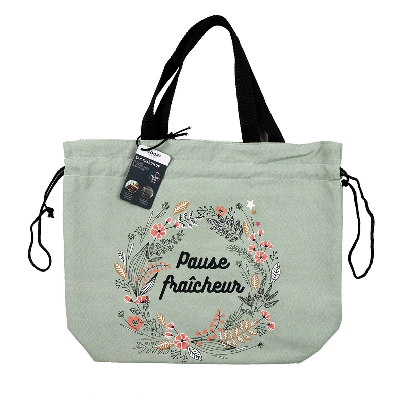 LUNCH BAG SAC FRAICHEUR EN TISSU 8L