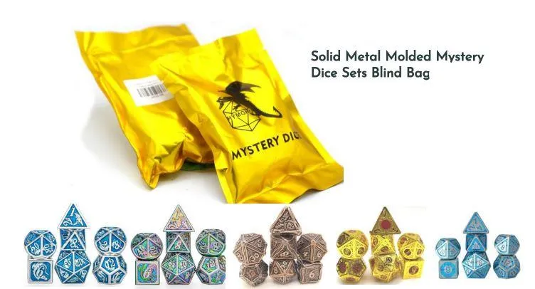 Mystery Pack Full set of 7 RPG Dice