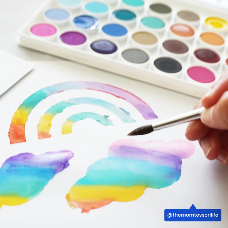 Lil Paint Pods - Set of 36 - Watercolors + Brush