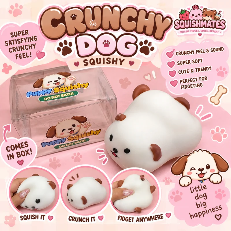 Crunchy Dog Squishy – Puppy Squishy