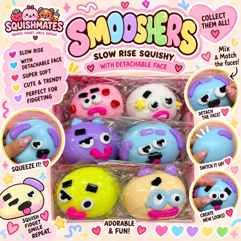 Smooshers Squishy with Face On