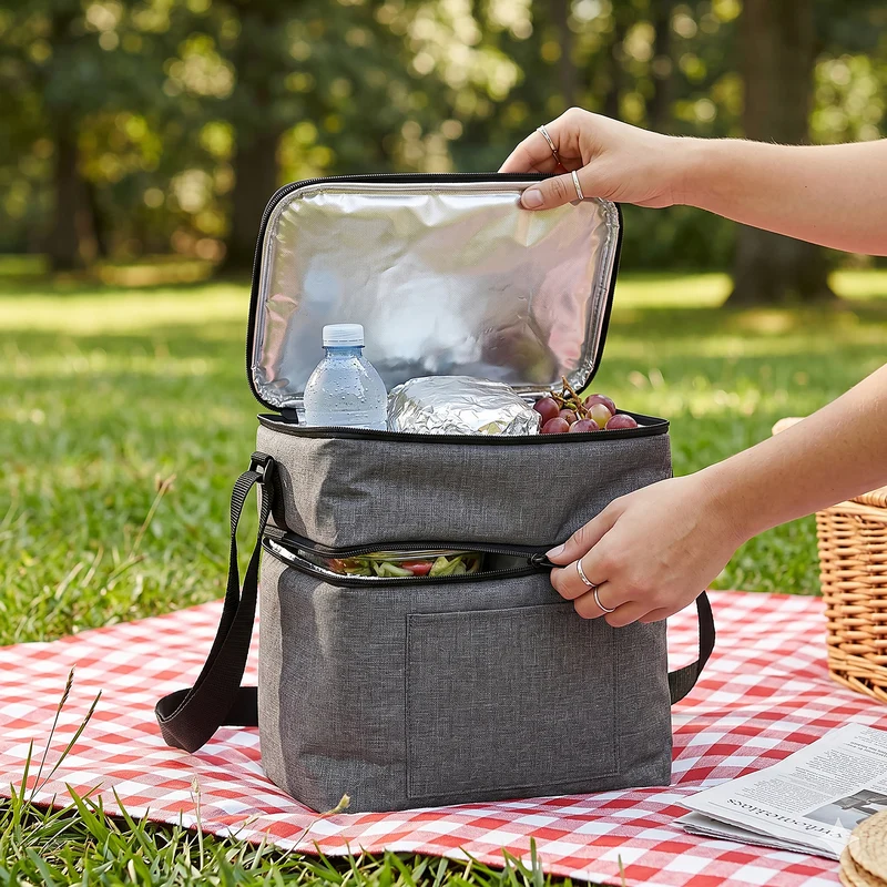 LUNCH BAG GRIS ISOTHERME 11.5L