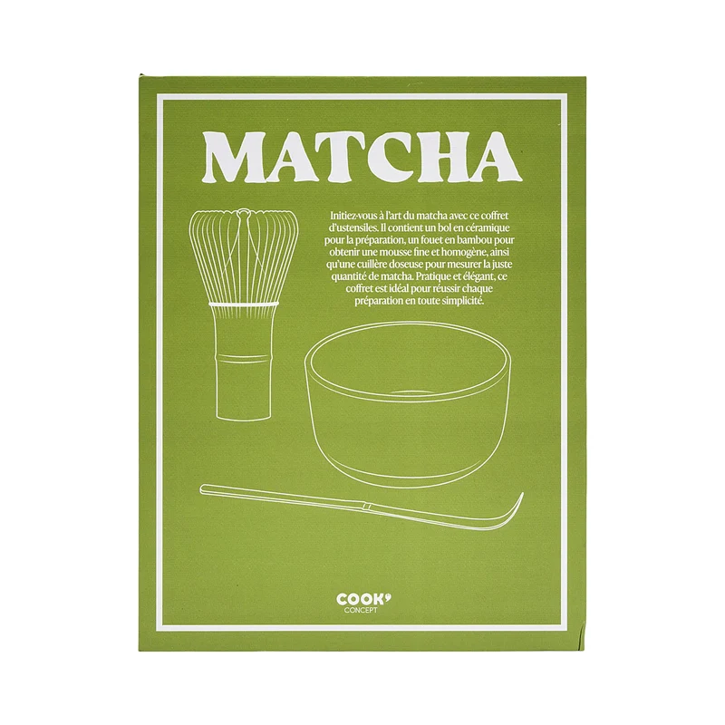 COFFRET LIVRE MATCHA 3 PCS