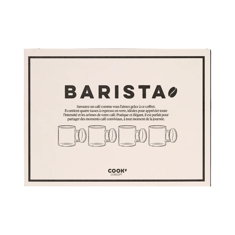 COFFRET LIVRE EXPRESSO 4PCS