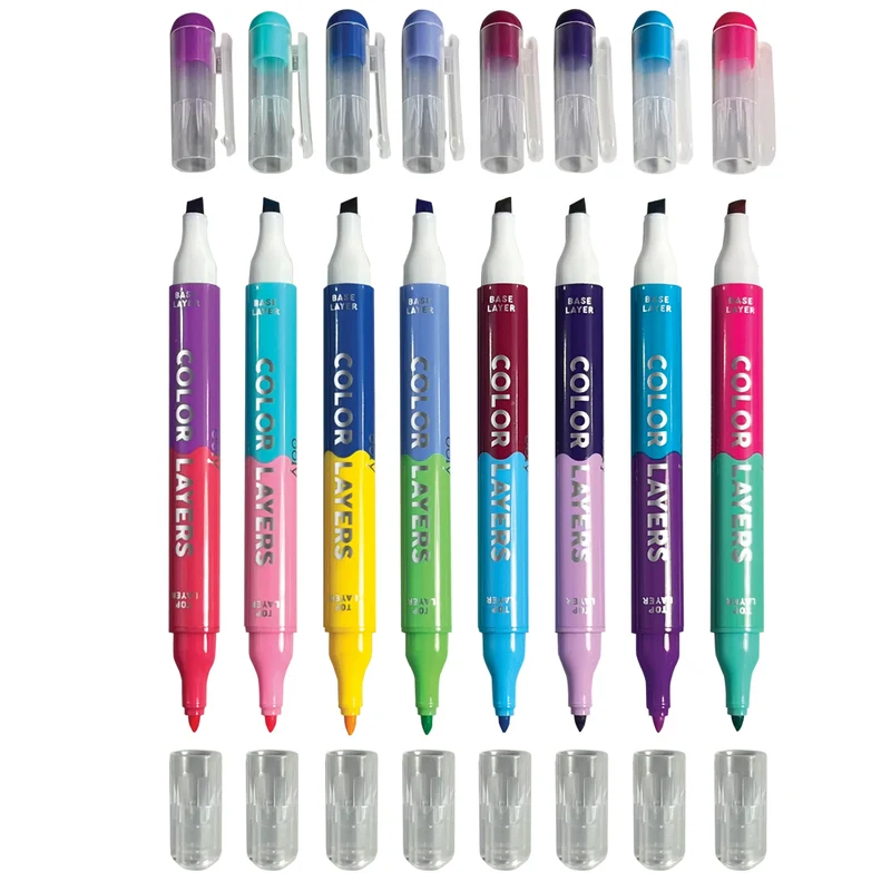 Color Layers Double Ended Markers