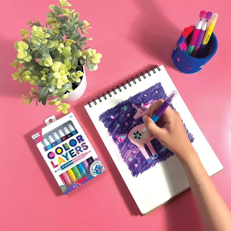 Color Layers Double Ended Markers