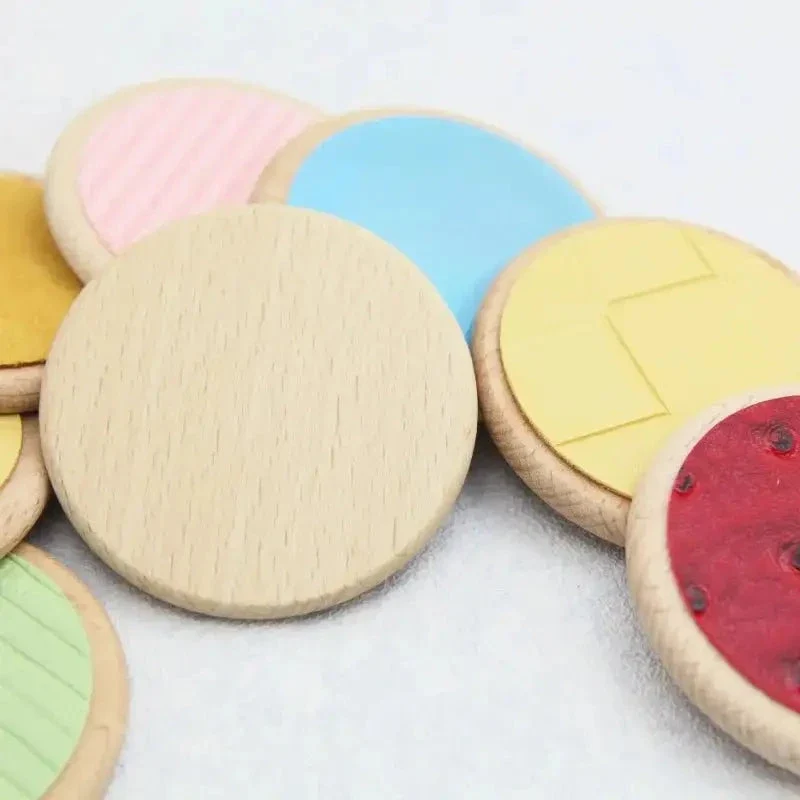 Disques Sensoriels Texturés – Jeu Montessori