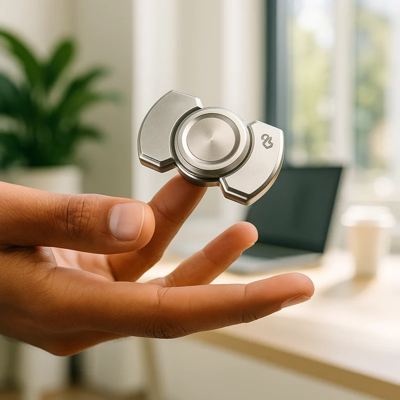 Hand Spinner Métal 3 en 1 – Fidget Anti-Stress