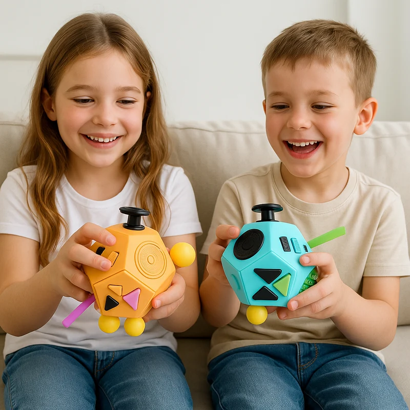 Fidget Cube Dodeca – Cube Anti-Stress 12 Faces