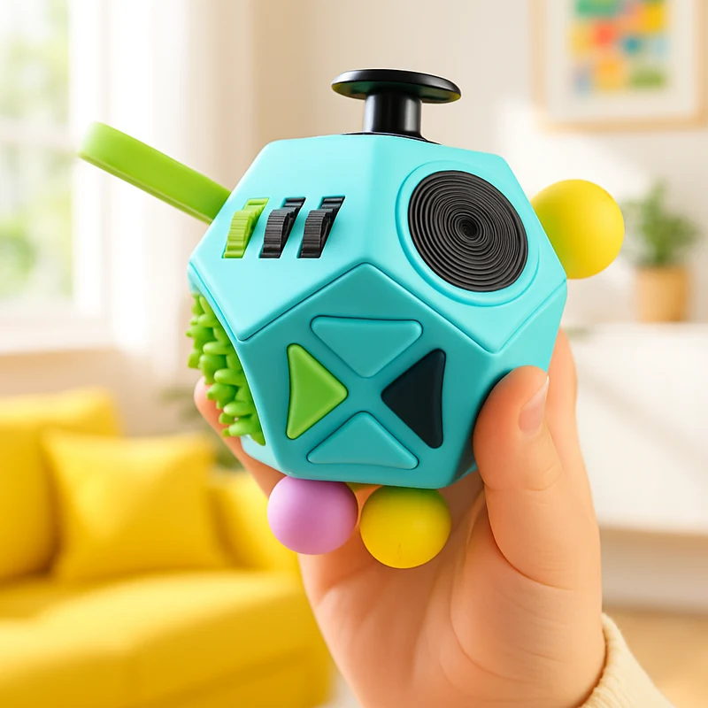 Fidget Cube Dodeca – Cube Anti-Stress 12 Faces