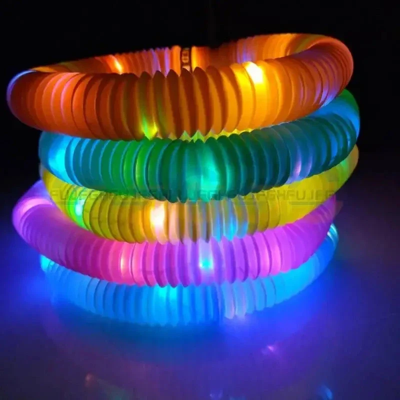 Fidget Pop Tubes Lumineux – Flash LED