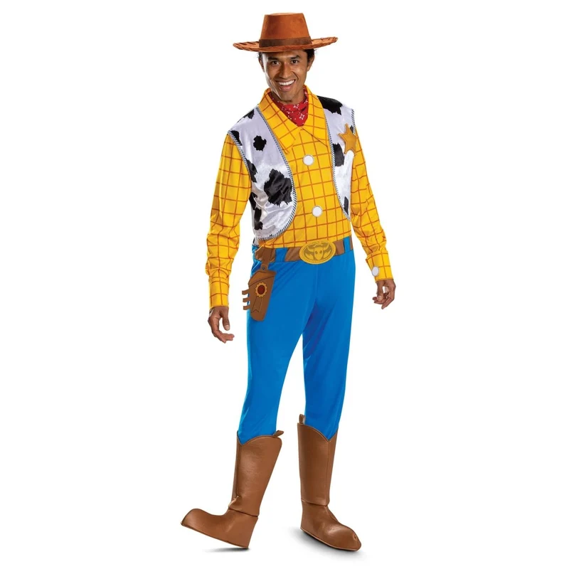 Toy Story Woody Deluxe Costume for Adults, Disney