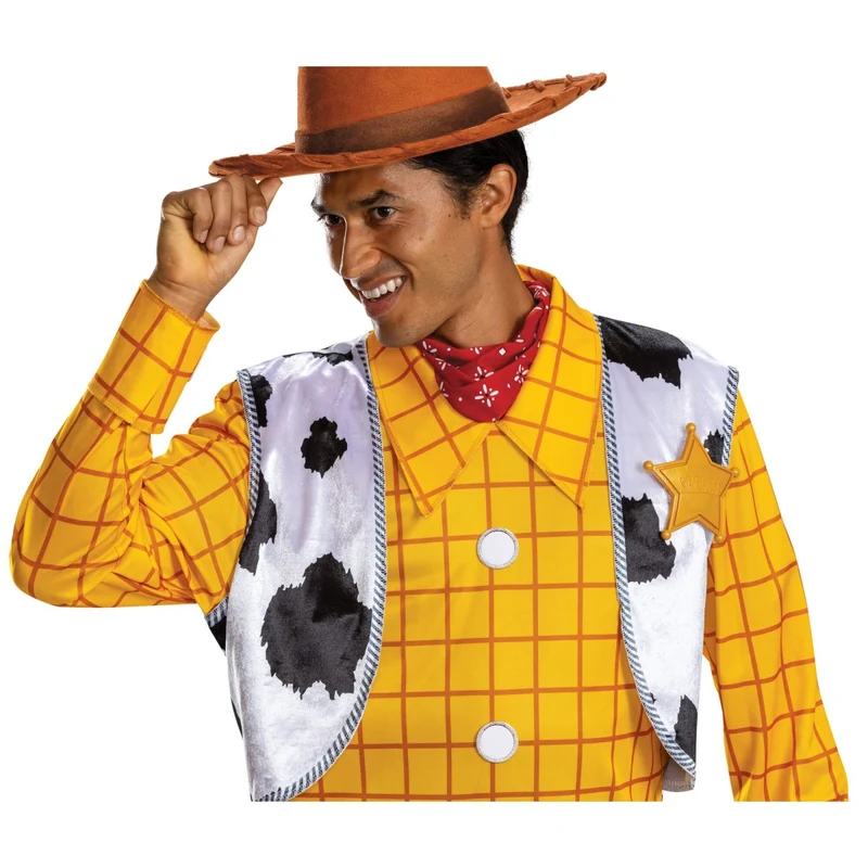 Toy Story Woody Deluxe Costume for Adults, Disney