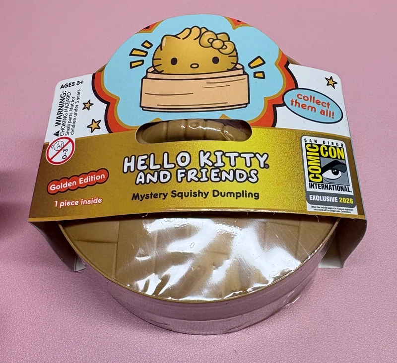 Authentic Hello Kitty and Friends Mystery Squishy Dumpling – Golden Edition