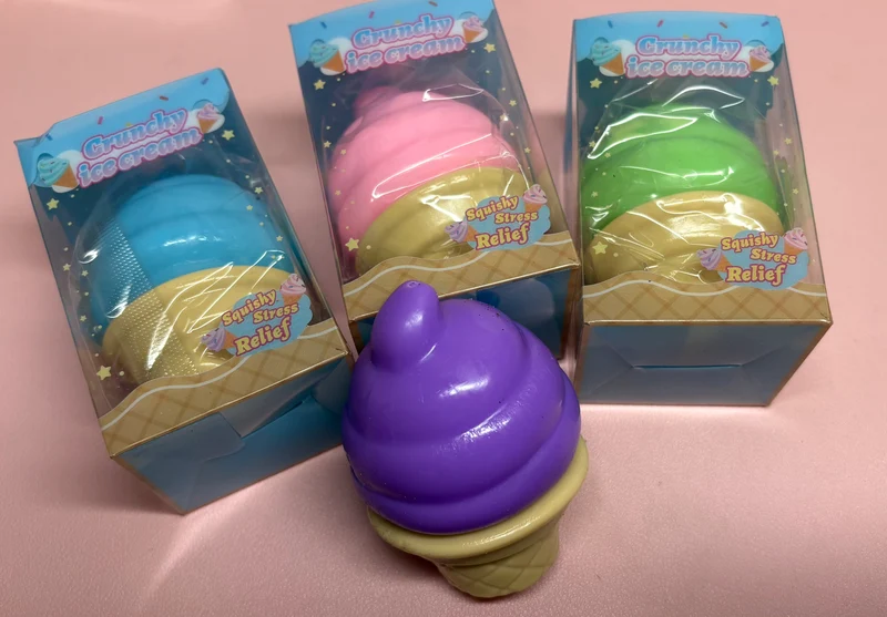 Crunchy Feel Ice Cream Squishy