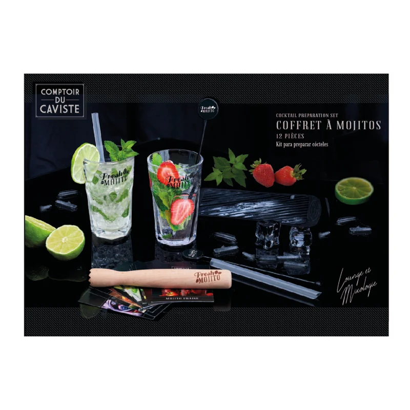 COFFRET MOJITO COMPLET AVEC RECETTE