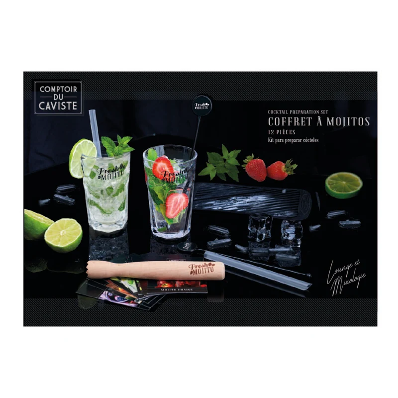 COFFRET MOJITO COMPLET AVEC RECETTE
