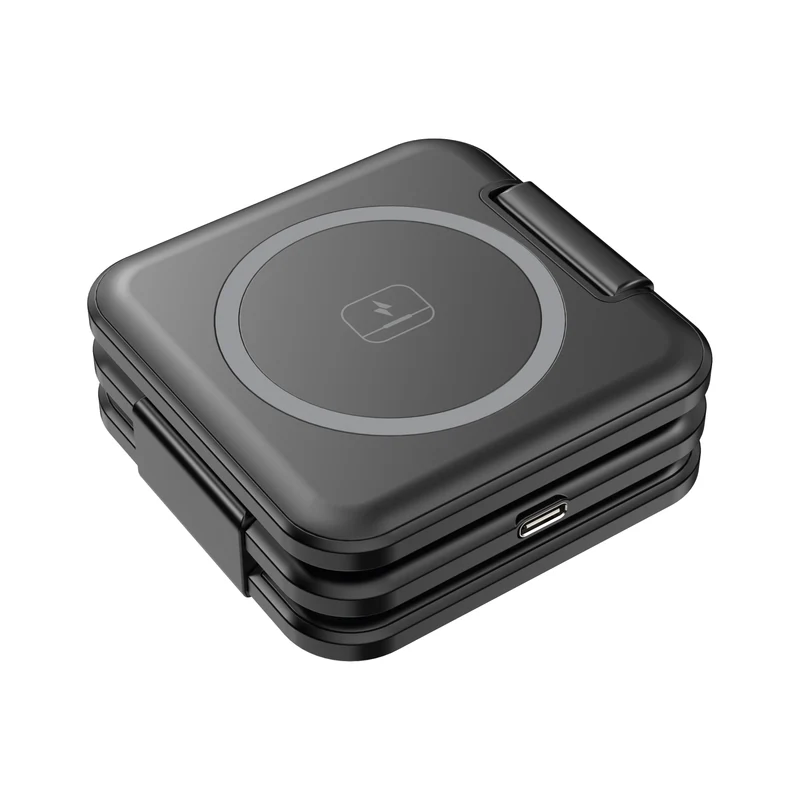 CHARGEUR A INDUCTION PLIABLE 3EN1 20W
