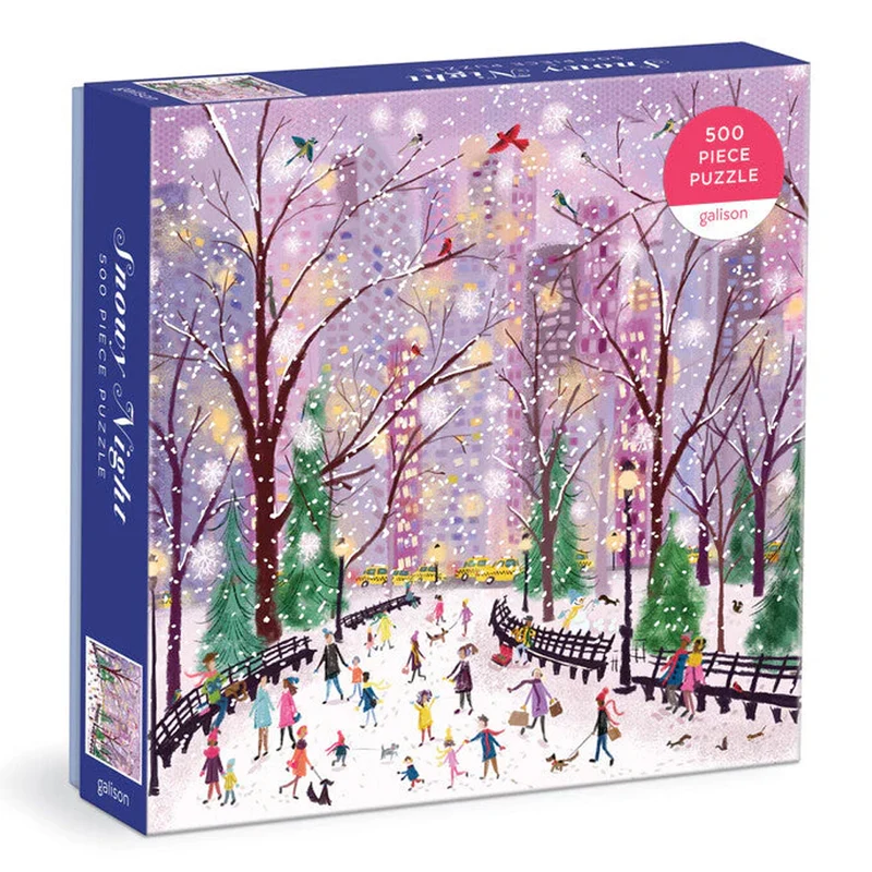 Snowy Night 500 Piece Jigsaw Puzzle