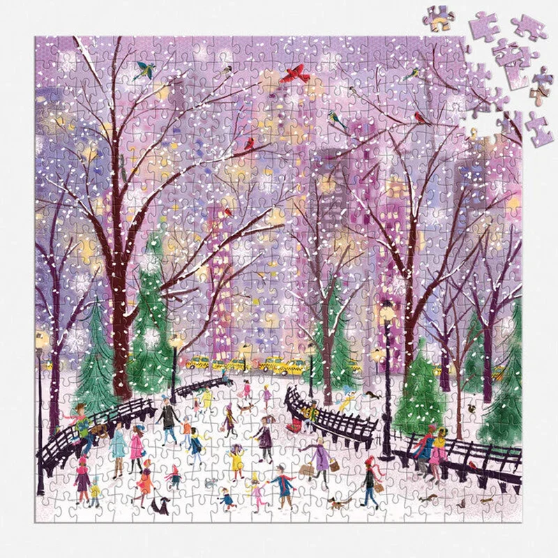 Snowy Night 500 Piece Jigsaw Puzzle