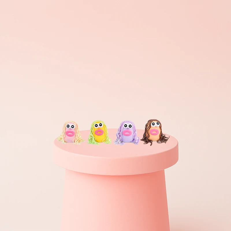Funny Character Squishies Super Soft Slow Rising Stress Relief Toys