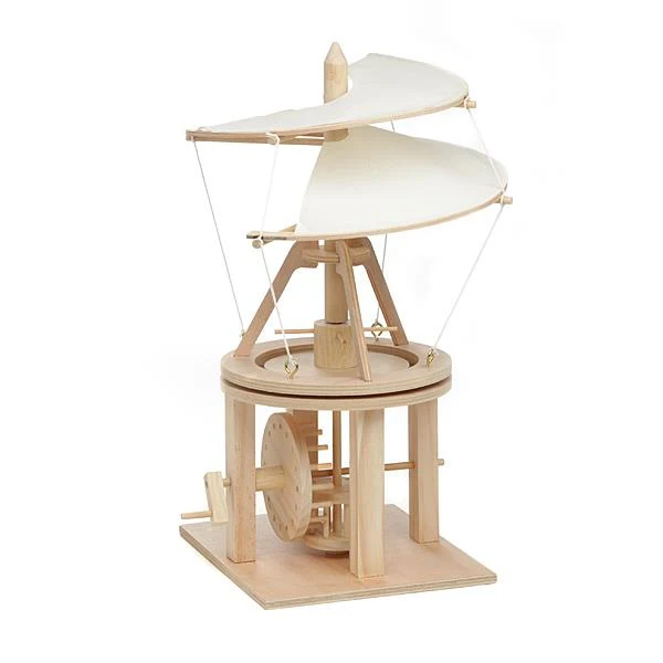 Leonardo Da Vinci Wooden Helicopter / Hélicoptère en bois