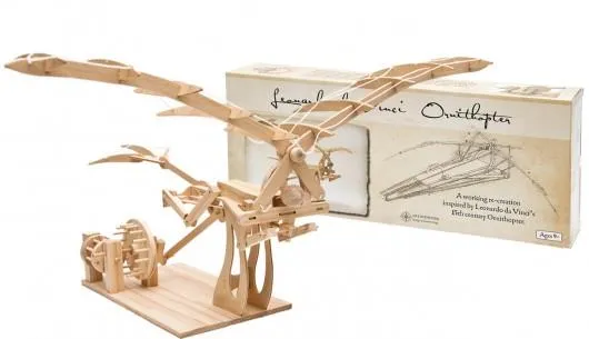 Leonardo Da Vinci Wooden Ornithopter / En Bois