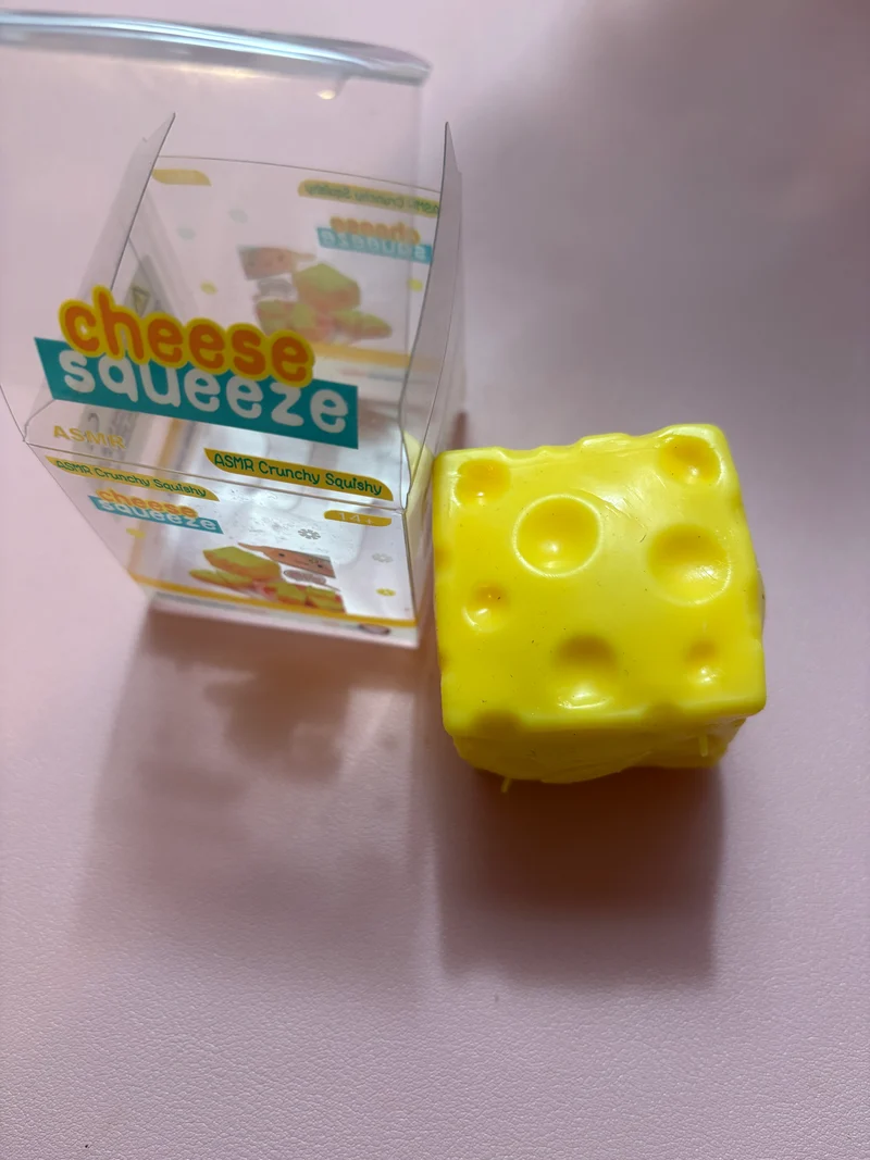 Crunchy Cheese Squishy 5cm