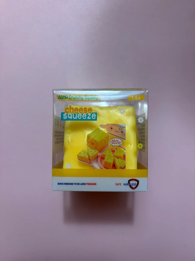 Crunchy Cheese Squishy 5cm