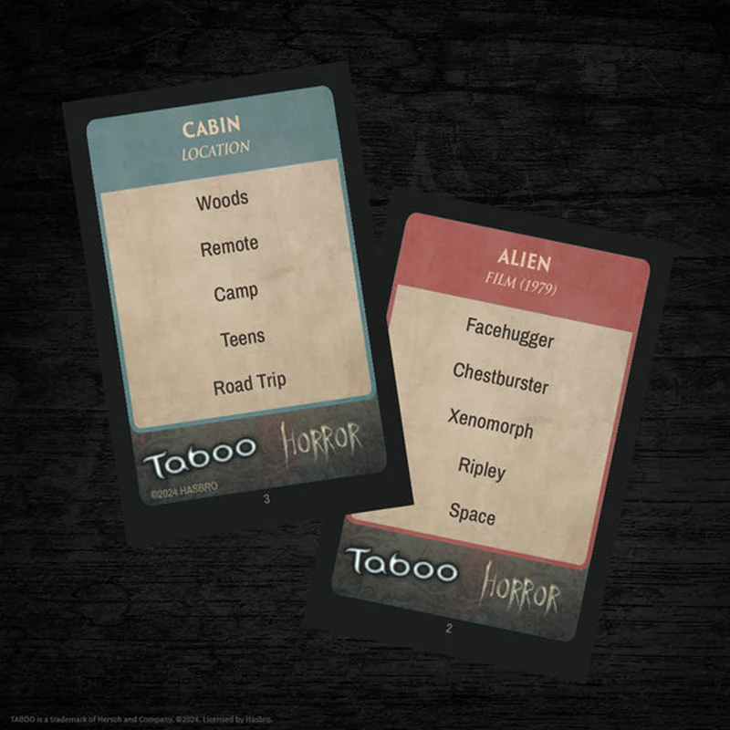 Taboo Horror Game-