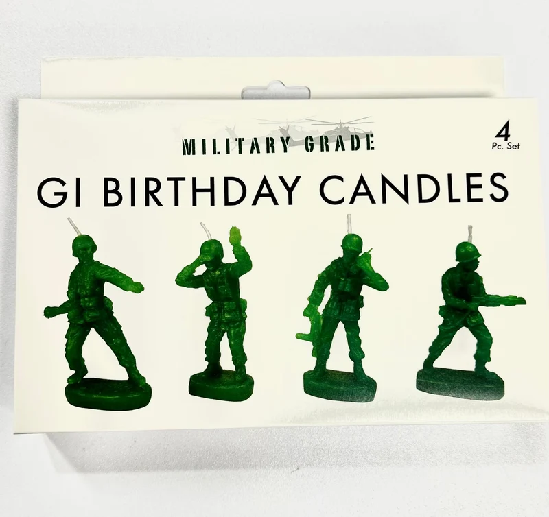 GI Military Grade Birthday Candles